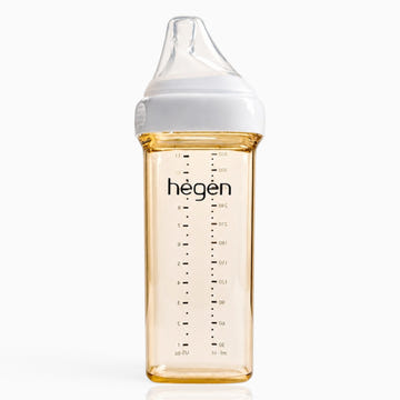 hegen PPSU Anti-Colic Baby Bottle 330ml 11oz White Fast Flow