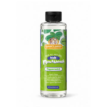 Garner's Garden Kids Natural Mouthwash Fluoride-Free Peppermint