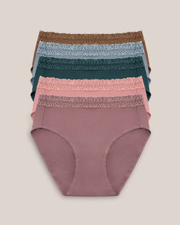 High-Waisted Postpartum Underwear Pack | Dusty Hues