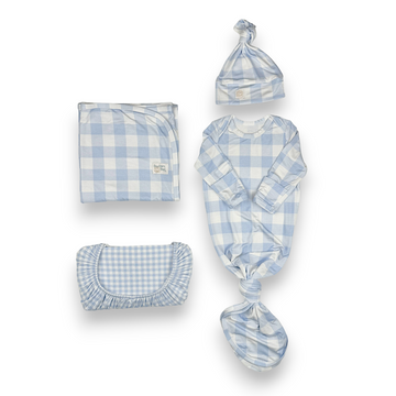 A Newborn Nest Sunday Picnic Dusty Blue Bamboo Newborn Nest