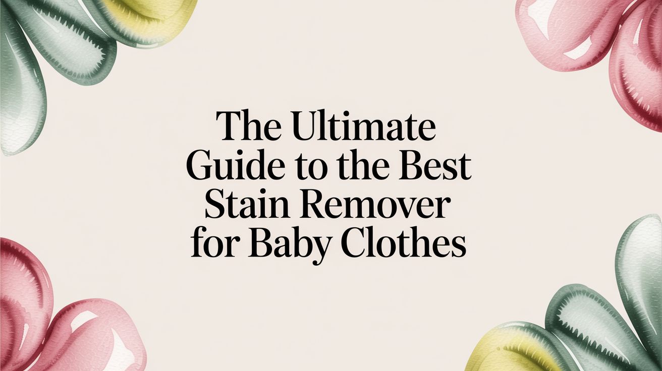 The Ultimate Guide to the Best Stain Remover for Baby Clothes