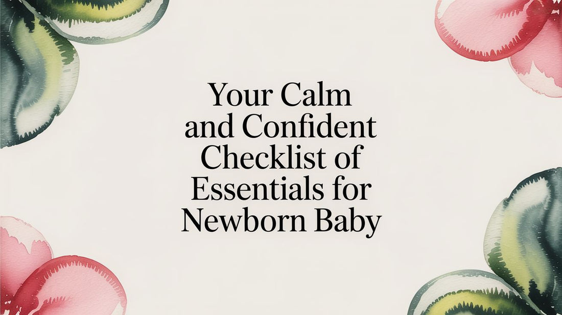 Your Calm and Confident Checklist of Essentials for Newborn Baby