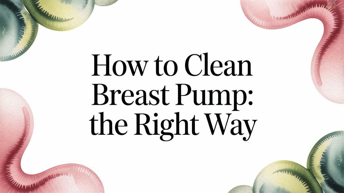How to Clean Breast Pump: The Right Way