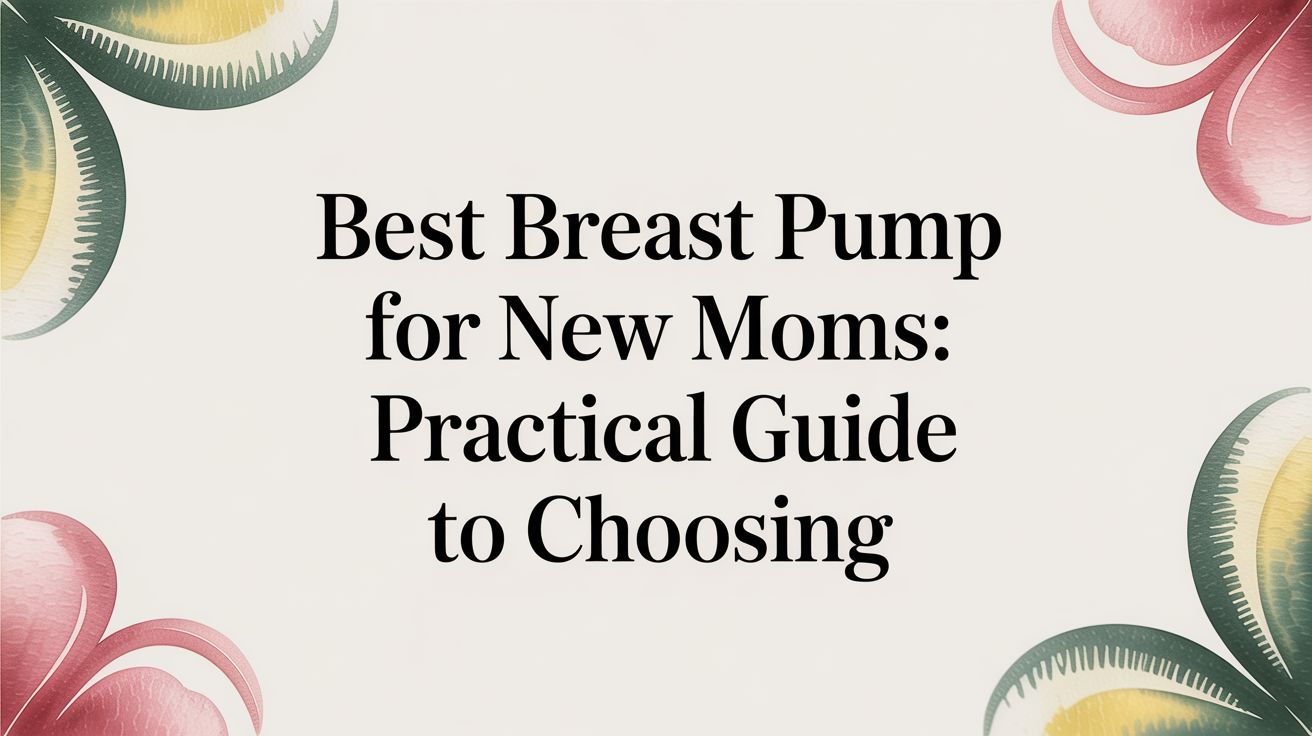 Best breast pump for new moms: practical guide to choosing