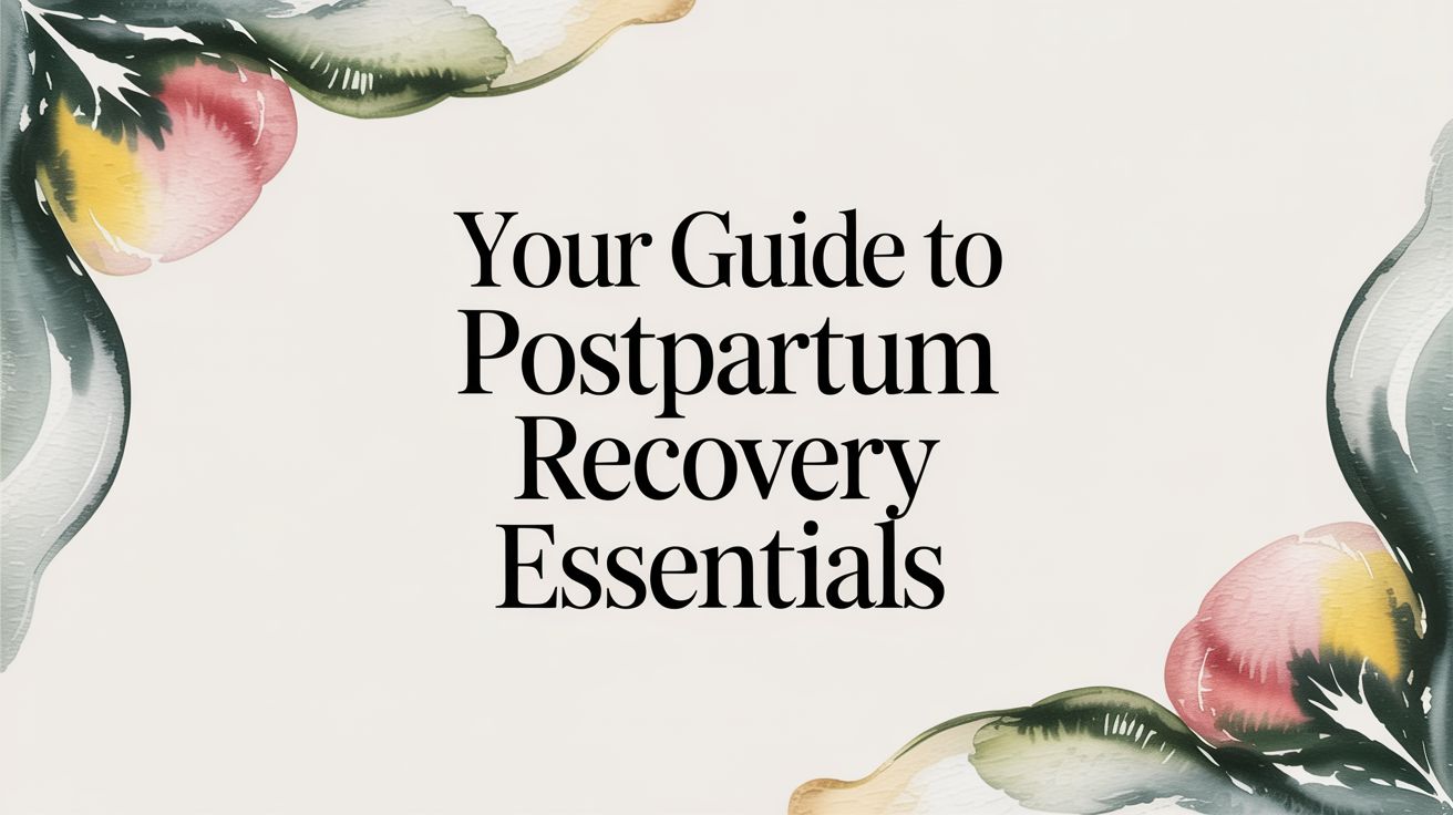 Your Guide to Postpartum Recovery Essentials