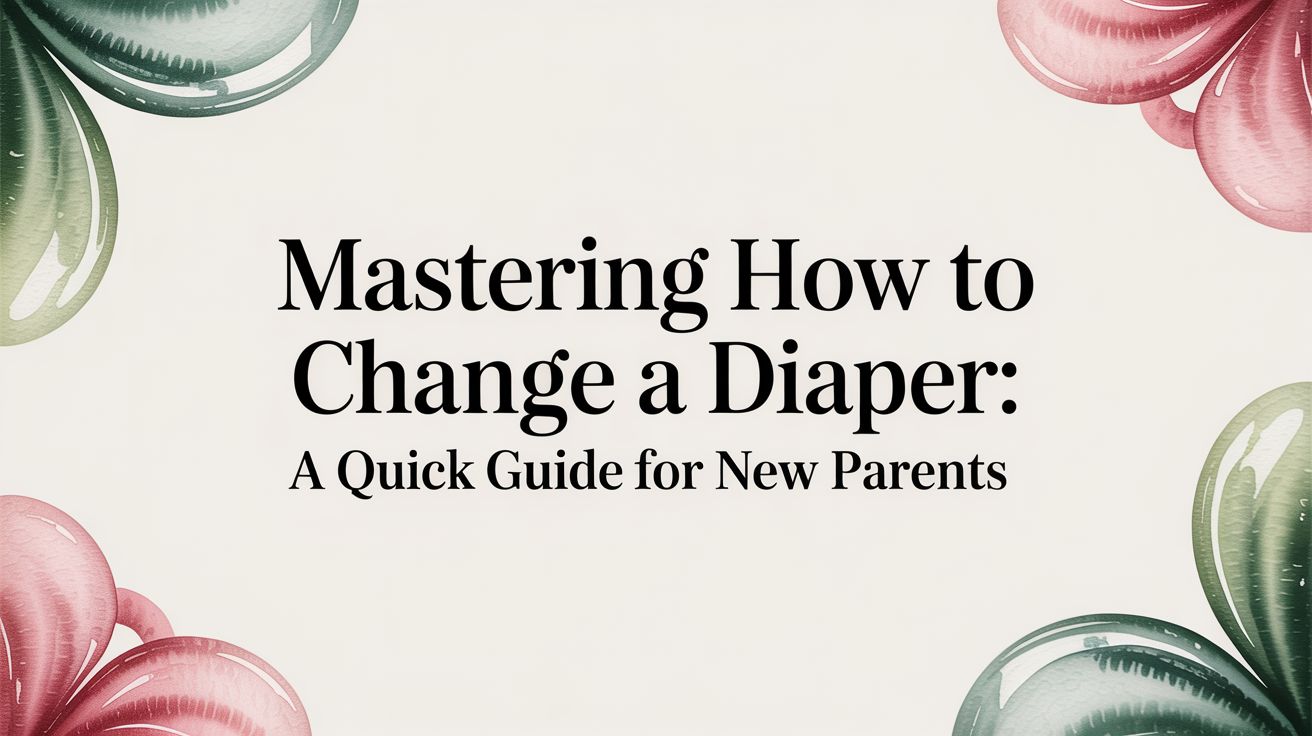 Mastering how to change a diaper: A Quick Guide for New Parents