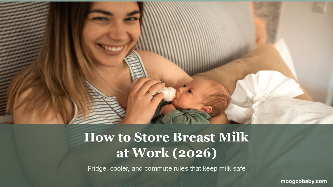 How to Store Breast Milk at Work: Fridge, Cooler, and Commute Rules (2026)
