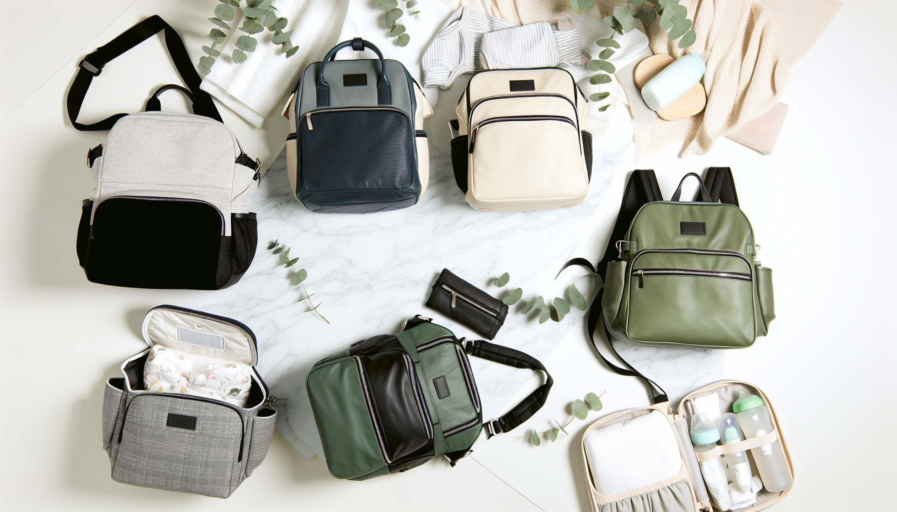 Best diaper bags for 2026 - various styles and colors displayed