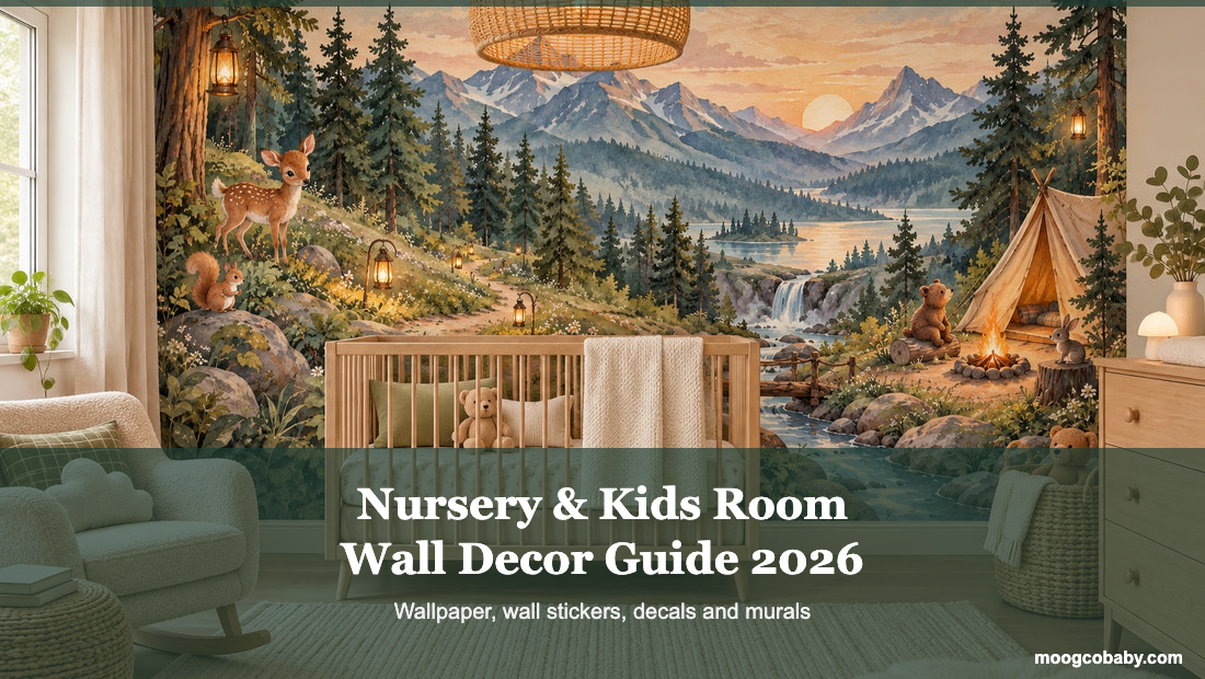 Nursery and Kids Room Wall Decor Guide 2026: Wallpaper, Wall Stickers, Decals and Murals