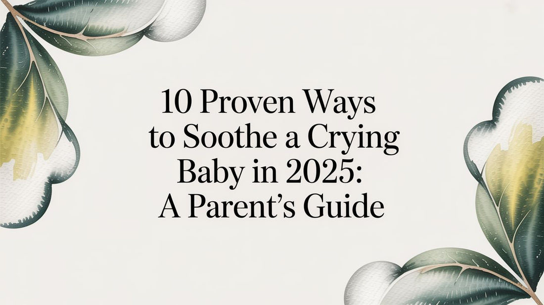 10 Proven Ways to Soothe a Crying Baby in 2025: A Parent's Guide