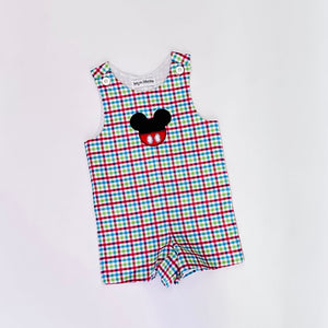 HENRY JON JON--Red Multi-Check Twill