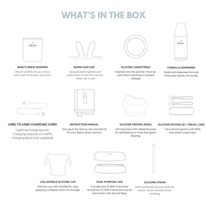 "Baby Shower Bundle featuring baby bottles and accessories from an angled view."