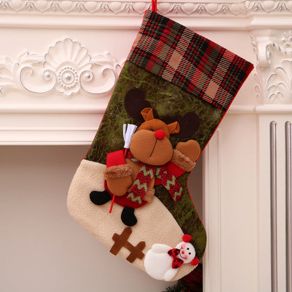 Santa Claus Socks Christmas Tree Pendant