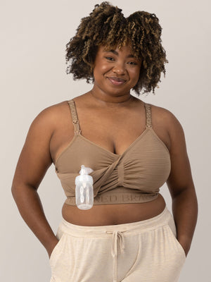 Sublime® Hands-Free Pumping & Nursing Bra | Latte