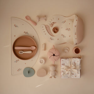Mushie Silicone Placemat Food-Grade Silicone Soft Colors