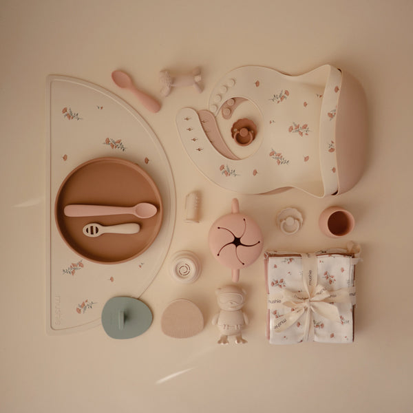 Mushie Silicone Placemat Food-Grade Silicone Soft Colors