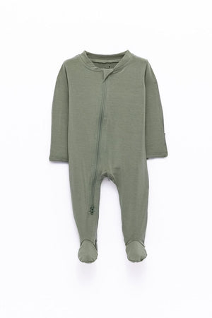 WildBird Acadian CloudBlend Footed Pajamas Sage Green