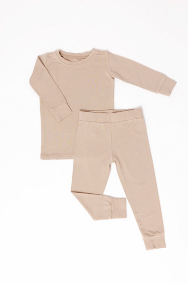 Desert Lark CloudBlend™ Long Sleeve Pajamas Set for babies and toddlers, soft and cozy sleepwear in a stylish design.
