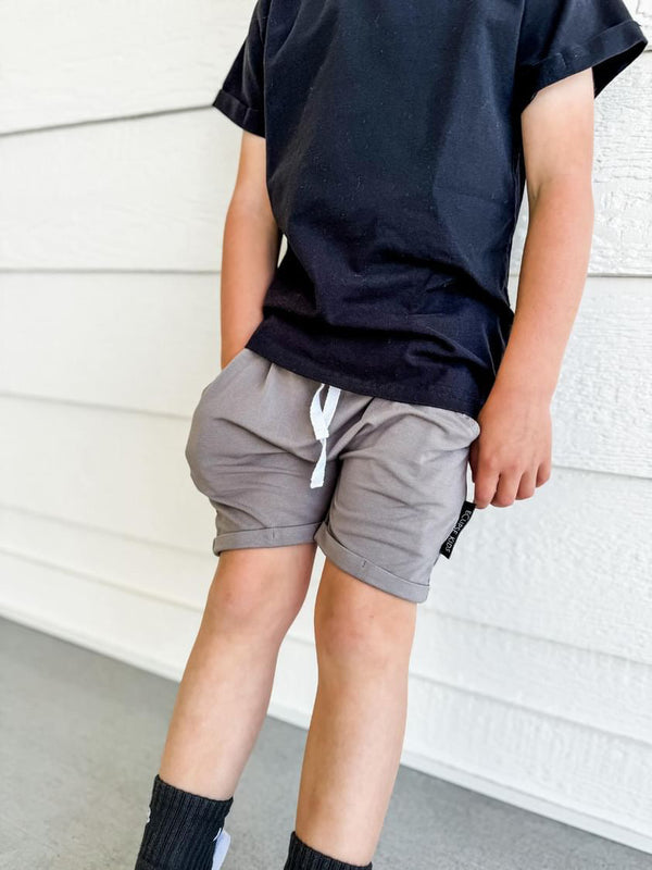 Bamboo Shorts - Gunmetal