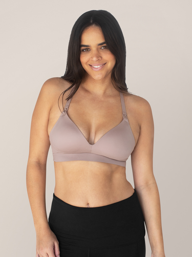 Minimalist Hands-Free Pumping & Nursing Bra | Lilac Stone - MOOGCO Baby