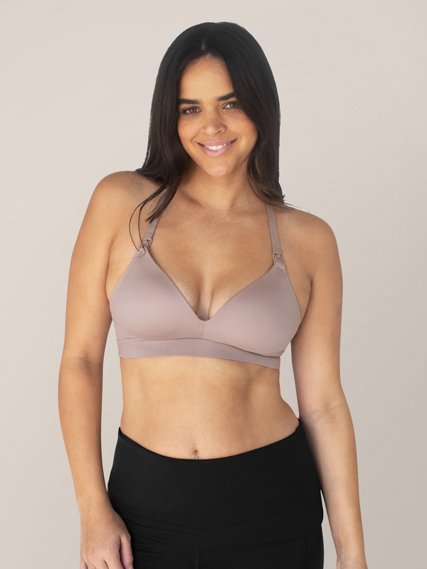 Minimalist Hands-Free Pumping & Nursing Bra | Lilac Stone - MOOGCO Baby