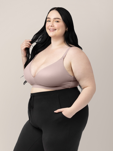 Minimalist Maternity & Nursing Bra | Lilac Stone - MOOGCO Baby