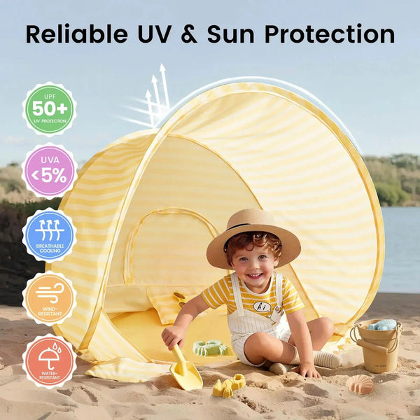 Tiny Land® One-Stop Beach Toy & Tent Set