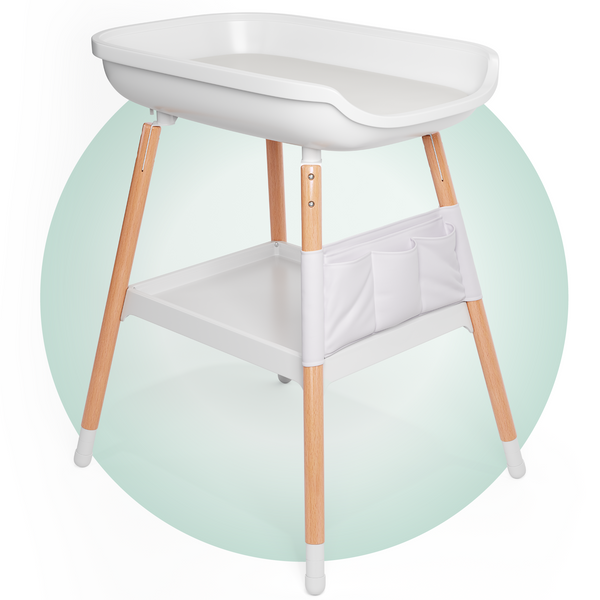 Deluxe Diaper Changing Table (Changing Pad Included) - MOOGCO Baby