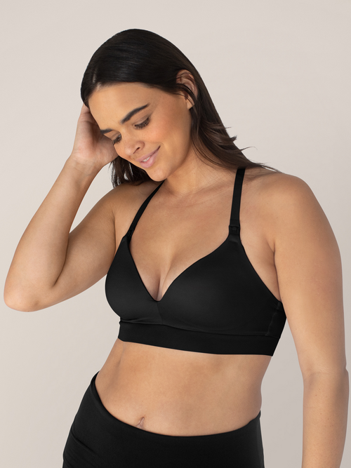 Minimalist Maternity & Nursing Bra | Black