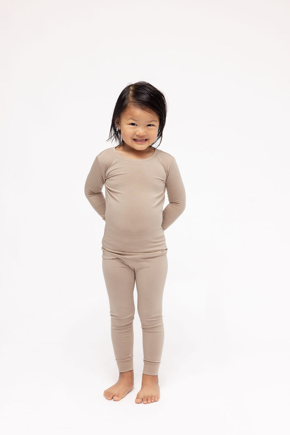 Desert Lark CloudBlend™ Long Sleeve Pajamas Set for babies and toddlers, soft and cozy sleepwear in a stylish design.