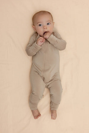 WildBird Desert Lark CloudBlend Footless Pajamas mauve taupe