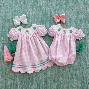 Smocked Christmas Dress