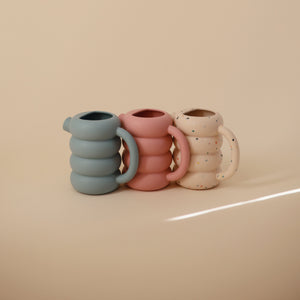 Mushie Silicone Watering Can Bath Toy Soft Lightweight