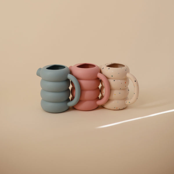 Mushie Silicone Watering Can Bath Toy Soft Lightweight