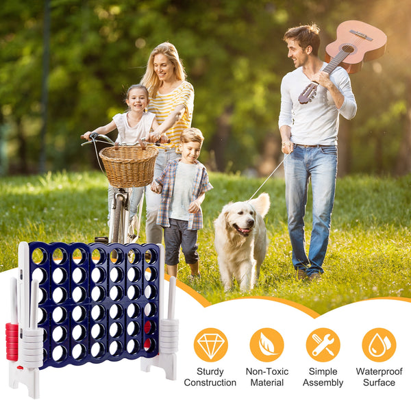 Jumbo 4 in a Row 4-to-Score Giant Game Set - Weather-Resistant