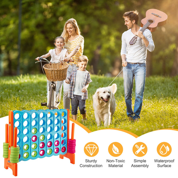Jumbo 4 in a Row 4-to-Score Giant Game Set - Weather-Resistant