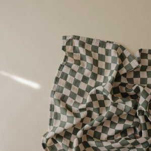 Mushie Organic Cotton Muslin Swaddle Blanket extra soft