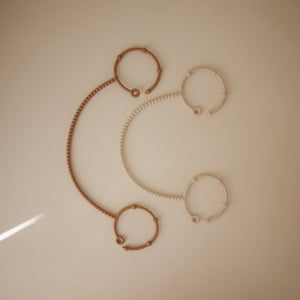 Mushie Adjustable Silicone Strap 2-Pack Pacifier Clip