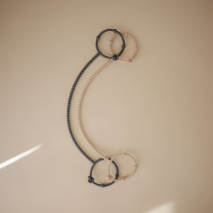 Mushie Adjustable Silicone Strap 2-Pack Pacifier Clip