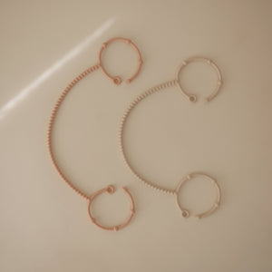 Mushie Adjustable Silicone Strap 2-Pack Pacifier Clip