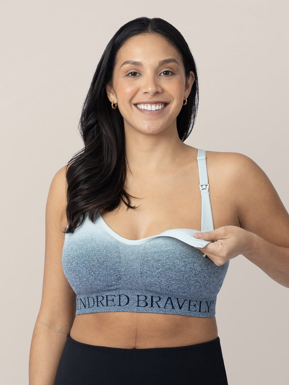 Sublime® Nursing Sports Bra | Ombre Storm - MOOGCO Baby