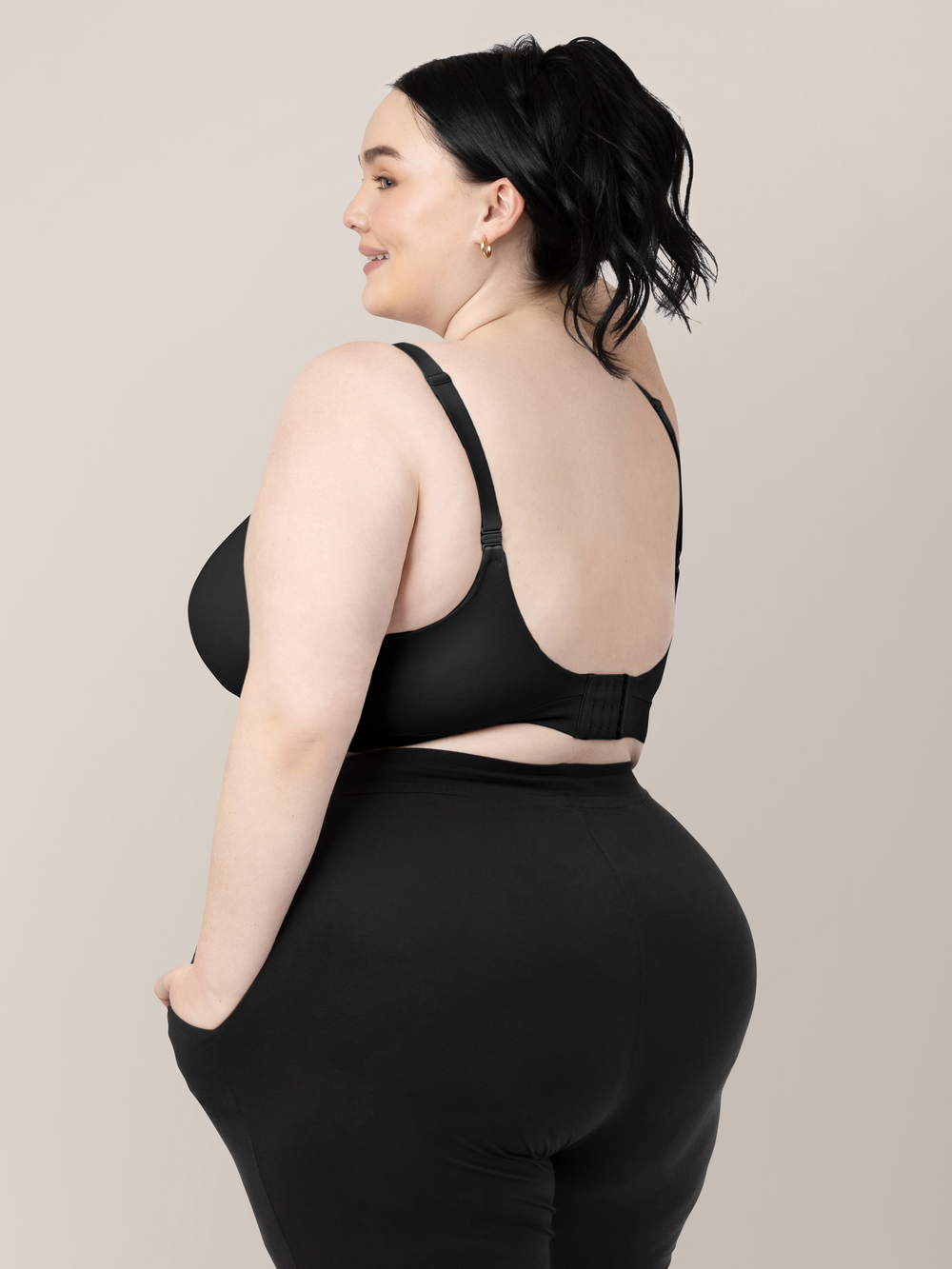 Minimalist Maternity & Nursing Bra | Black - MOOGCO Baby