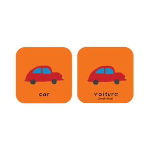 Minilingo French/English Bilingual Flashcards