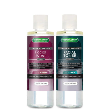 Extra Strength Facial Toner bottle on a clean background, perfect for refreshing and revitalizing skin.