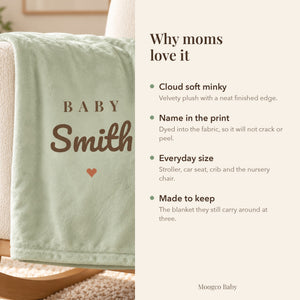 Why moms love this minky baby blanket: soft, easy and made to last