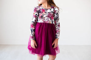 Long Sleeve Tulle Dress - Crows N Roses