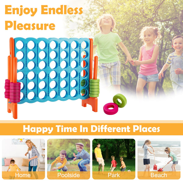 Jumbo 4 in a Row 4-to-Score Giant Game Set - Weather-Resistant