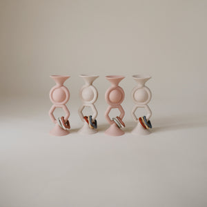 HexaPop Suction Toy for babies, colorful and engaging, shown from angle 3, perfect for sensory play and development.