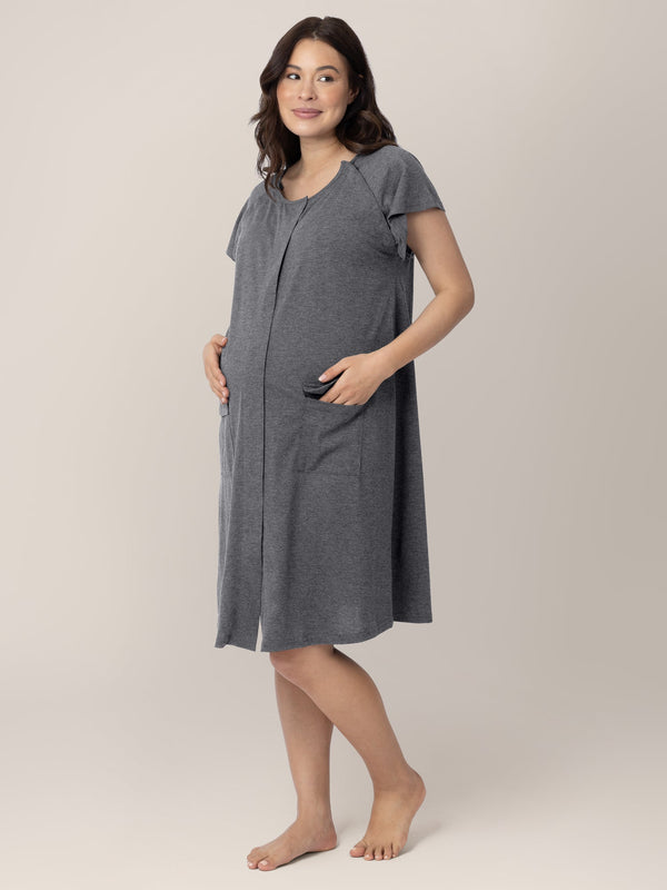 Universal Labor & Delivery Gown | Grey Heather