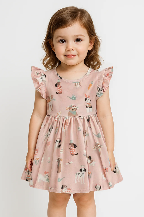 Puppy Egg Hunt (Twirl Dress)